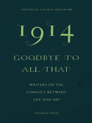 1914—Goodbye to All That - ebook